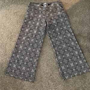 New York & Company | EUC Stretch Monochrome Patterned Trousers Size XL